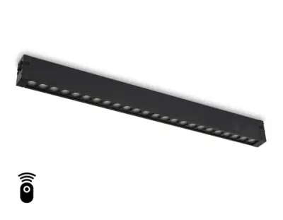 Светильник светодиодный диммируемый для шинопровода Magnetic 220V GL1314 BK черный IP20 24W 3000K-6400K 24° 455*25*42 (Без ПДУ)