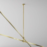 Крепление потолочное Long двойное 700мм Flarity латунь, TRA159C-D1-BS. TM Maytoni