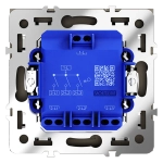 VLS030107 Выключатель встраиваемый VOLTUM S70 трехклавишный 10А, (графит). (ТМ Maytoni)