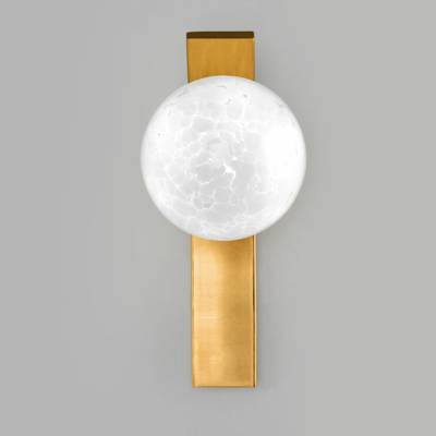 Настенный светильник со стеклянным плафоном 40019/1