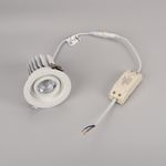 Светильник MS-VORTEX-BUILT-R90-12W Day4000 (WH-WH, 20 deg, 230V) (Arlight, IP20 Металл, 5 лет)