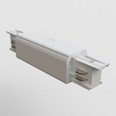 Коннектор прямой Trinity белый, TRA005C-31W. TM Maytoni