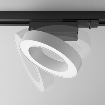 Трековый светильник Rim Unity 4000K 12Вт 110°, TR044-1-12W4K-W. TM Maytoni