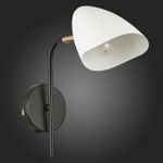 SLE103601-01 Бра Черный, Золотой/Белый E14 1*40W