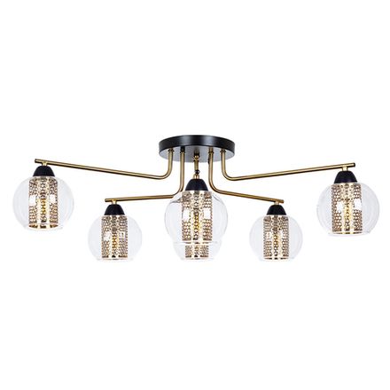 Потолочная люстра Arte Lamp MANCHESTER A7045PL-6BK, 6хE14