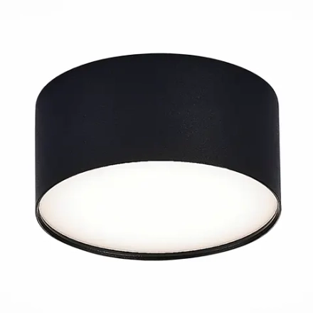 ST606.442.12 Светильник потолочный Черный LED 1*12W 4000K 1 080Lm Ra>85 120° IP20 D120xH55 185-265V