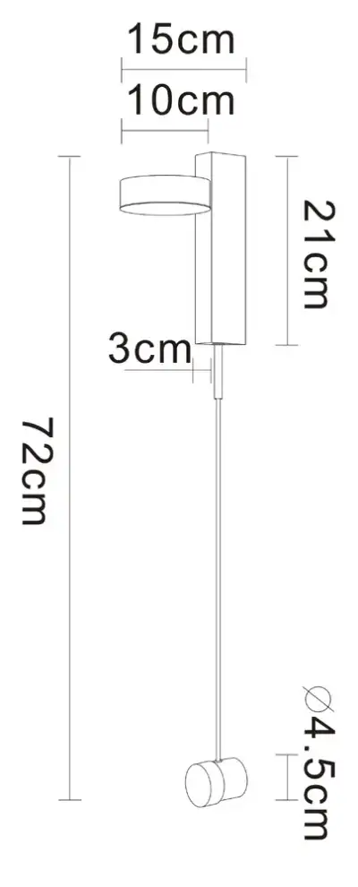 Настенный светильник Arte Lamp MIRACH A2142AP-10PB, 1хLED