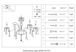 Люстра Crystal Lux MONICA SP10+5 GOLD 2502/315