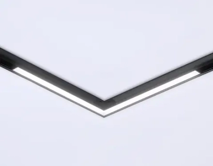 Светильник светодиодный угловой для шинопровода Magnetic GL3982 BK черный IP20 24W 4200K 48V 300*300*45