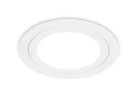 Светильник встраиваемый TN6601 WH белый IP44 GX53 max 15W D110*23