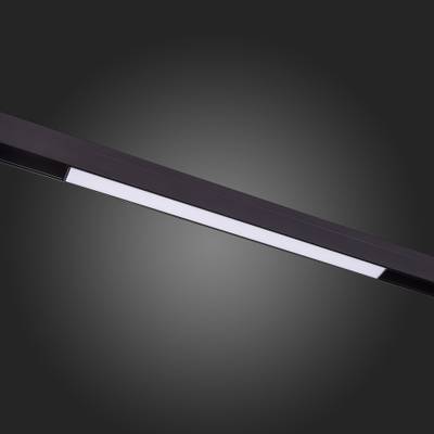 ST360.436.12 Магнитный трековый светильник Черный LED 1*12W 3000K 780Lm Ra&gt;80 120 IP20 L406xW22xH44 48V