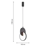 Подвес Grahan 4606-1P, LED*7W, 910LM, 3000K. ТМ F-Promo