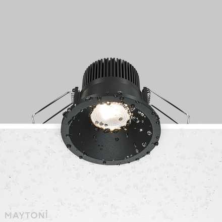 Встраиваемый светильник Zoom 3000K 1x6Вт 60° IP 65, DL034-01-06W3K-B. TM Maytoni