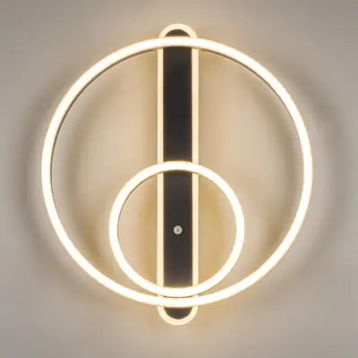 738667 Настенно-потолочный светильник UNDINE 60W LED 2666LM ЧЕРНЫЙ 3000-6000K Lightstar