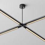 Х-образный вертикальный коннектор для системы Shelf с вводом питания, CA017TX-P-B. TM Maytoni