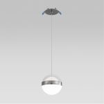 5037/12L L-VISION ODL24 389 никель/прозрачн/молочный/металл/акрил Подвес LED 12W 4000K 600лм RONI
