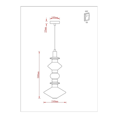 Подвесной светильник Arte Lamp FIORATO A2442SP-15PB, 1хLED