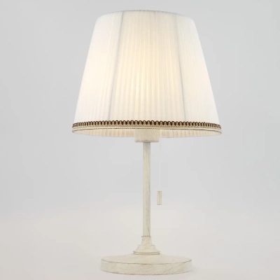Citilux Линц CL402720 Настольная лампа патина с белым абажуром