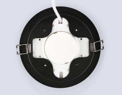 Светильник встраиваемый TU5210 BK черный IP20 GX70 D150*52