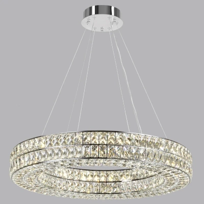 4927/85L L-VISION ODL24 583 хром/металл/хрусталь Люстра LED 85W 4000K 5074Лм PANTA