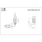 SLE1046-301-01 Бра Бронза/Прозрачный E27 1*60W