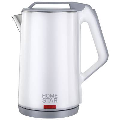 Чайник Homestar HS-1036 (1,8 л) белый, двойной корпус