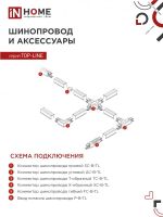 Светильник трековый TOP-LINE TP-GX53-TL 81RB GX53 подвесной с подсветкой под лампу черн. IN HOME 4690612043784