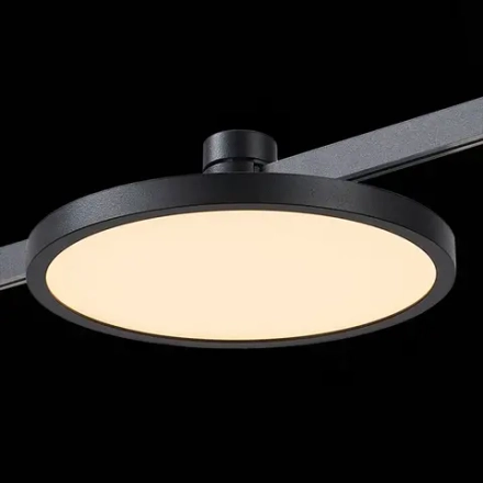 ST818.406.12 Магнитный трековый светильник FARM Черный LED 1*10W 3000K 500Lm Ra90 120 IP20 D168xH54 24V