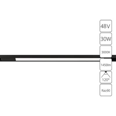 Магнитный трековый светильник Arte Lamp OPTIMA A7285PL-1BK, LED