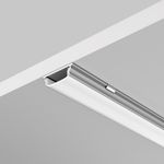 Алюминиевый профиль накладной с вертикальным изгибом 18x6 (Серебро, 2 м), ALM-1806-S-2M 631016