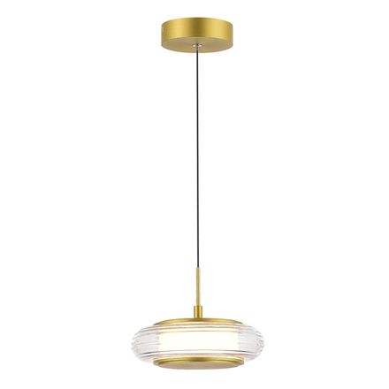 SL6239.203.01 Светильник подвесной ST-Luce золото/прозрачный LED 1*7W 3000K