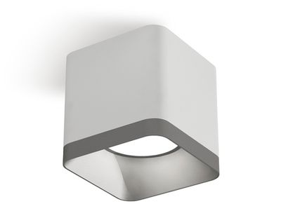 Комплект накладного светильника XS7805003 SWH/SSL белый песок/серебро песок MR16 GU5.3 (C7805, N7703)