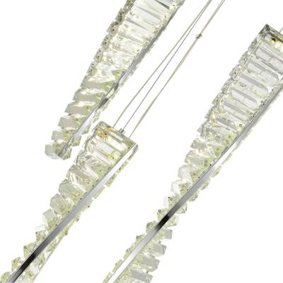 SL6205.103.05 Светильник подвесной ST-Luce Хром/Прозрачный LED 1*55W 3000K