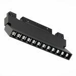 ST364.446.12 Магнитный трековый светильник Черный LED 1*12W 4000K 1 009Lm Ra&gt;80 36° IP20 L219xW22xH108 48V