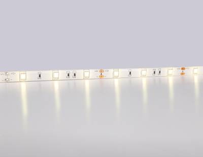 Светодиодная лента GS1901 5050 30Led/ 7.2W m/ 12V IP65 3000K/ 5000*10*2.87mm/ кратность резки 100mm (2 конт.)