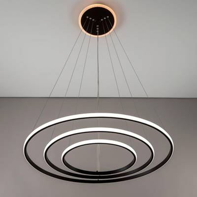 Citilux Неон Смарт CL731A095E Умная подвесная люстра Венге
