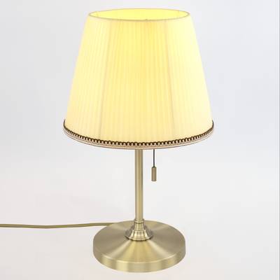 Citilux Линц CL402733 Настольная лампа бронза с кремовым абажуром