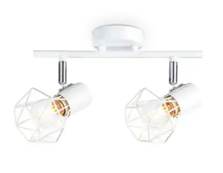 Накладной светильник TR8628/2 WH/CH белый/хром E27*2 max 40W 260*91*175