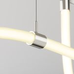 Потолочный коннектор с тросовым подвесом Tau в шинопровод Flarity платина TRA154CSW-1PT. TM Maytoni