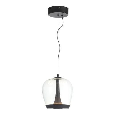 SL6014.423.01 Светильник подвесной ST-Luce Черный/Прозрачный, Черный LED 1*17W 3000K