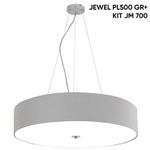 Светильник потолочный Crystal Lux JEWEL PL700 GR 2111/108