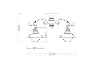 Потолочная люстра Arte Lamp GRAZIOSO A4577PL-3WG, 3хE27