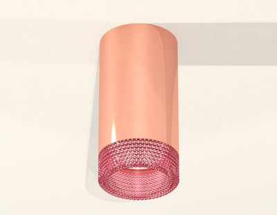 Комплект накладного светильника XS6326010 PPG/PI золото розовое полированное/розовый MR16 GU5.3 (C6326, N6152)