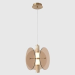 Светильник подвесной Crystal Lux AMARILLO SP12W LED BRASS 0120/212