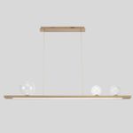 Светильник подвесной Crystal Lux AHORA SP1 L1200 BRASS 0053/204