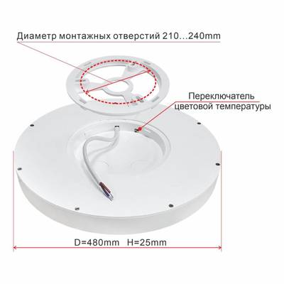 Citilux Бейсик CL738401V Светильник накладной Чёрный