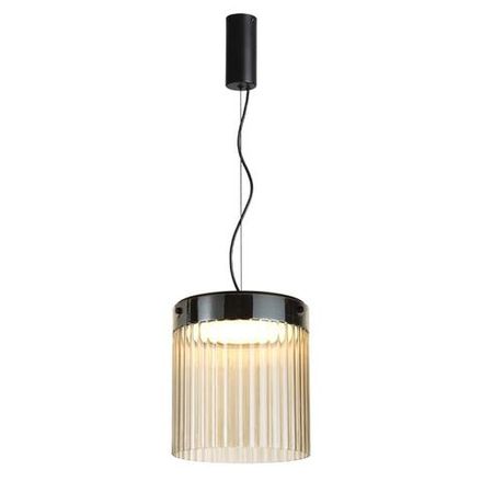 5047/20L L-VISION ODL24 303 черный/светл.янтарный/металл/стекло Подвес LED 20W 4000К 2238Лм PILLARI