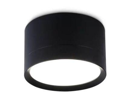 Накладной точечный светильник GX53 TN52357 BK черный GX53 max 12W D82*50