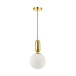 4669/1 PENDANT ODL20 471 золотой/белый Подвес E27 1*40W (тип лампы СВЕЧА ) 220V OKIA