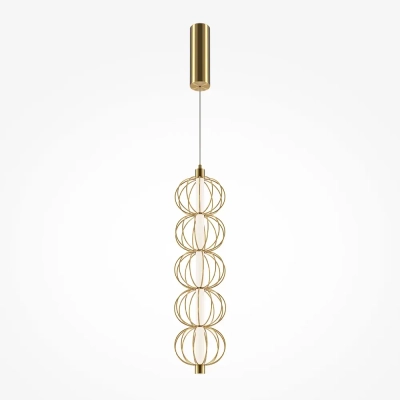 Подвесной светильник Золотая клетка / Golden Cage 3000К 17Вт, MOD216PL-L10G3K. TM Maytoni
